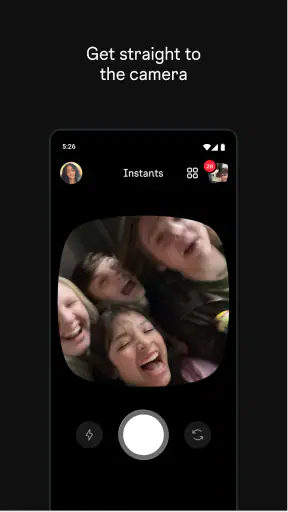 Instants, an Instagram app screenshot