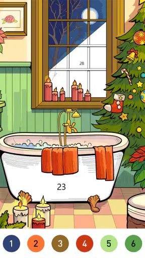 Wild West Color by Number Book screenshot