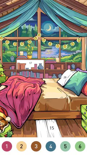 Wild West Color by Number Book screenshot