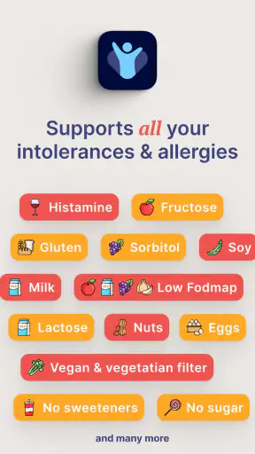InTolerApp: Histamine & FODMAP screenshot
