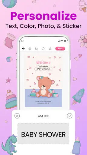 Invitation Maker & Card Design screenshot