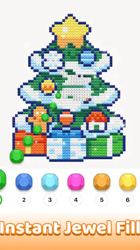 Jewelscapes: Color by Number screenshot