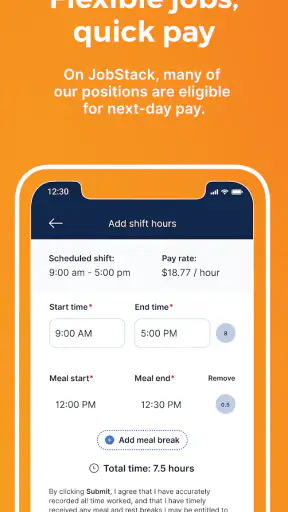 JobStack for Work | Daily Pay screenshot