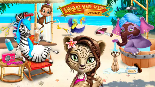 Jungle Animal Hair Salon 2 screenshot