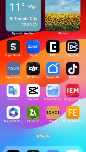 Launcher iOS 26 screenshot