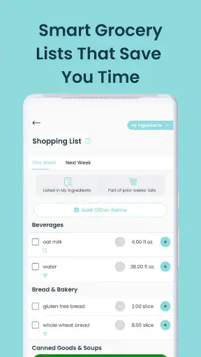 Little Lunches - Meal Planning screenshot