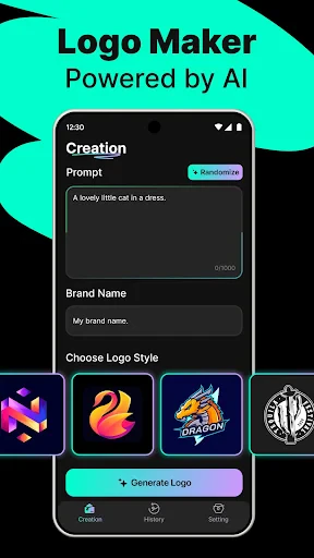 Logo Maker - AI Art Design screenshot