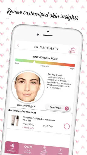 Mary Kay® Skin Analyzer screenshot