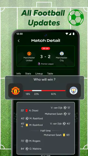 MatchLive: Live Soccer Scores screenshot