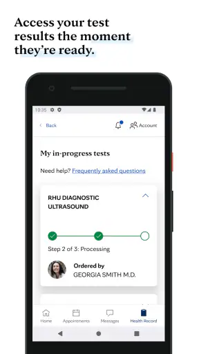 Mayo Clinic screenshot