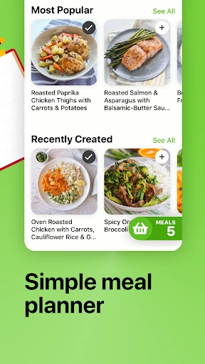 Mealime Meal Plans & Recipes screenshot