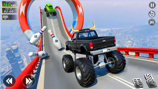 Mega Ramp Monster Truck Stunts screenshot