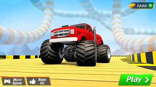 Mega Ramp Monster Truck Stunts screenshot