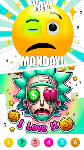 Meme Color Pro：Color by Number screenshot