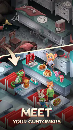 Merge Inn - Cafe Merge Game screenshot
