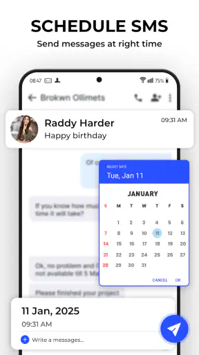 Messages screenshot