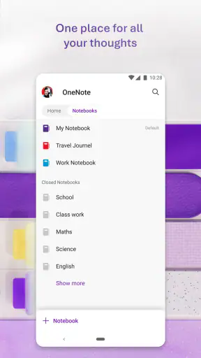 Microsoft OneNote: Save Notes screenshot