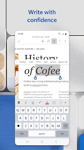 Microsoft Word: Edit Documents screenshot