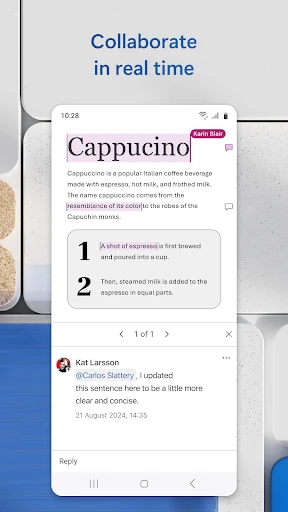 Microsoft Word: Edit Documents screenshot