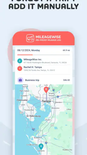 Mileage Tracker by MileageWise screenshot