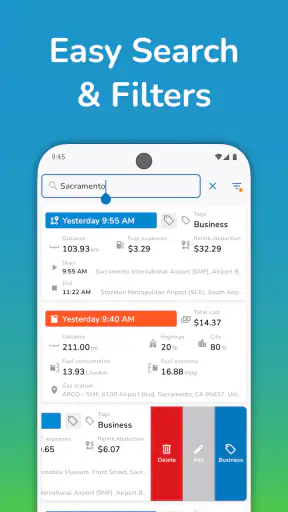 Mileage Tracker & Vehicle Log screenshot