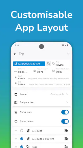 Mileage Tracker & Vehicle Log screenshot