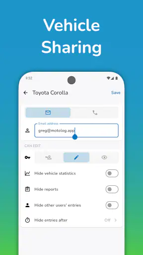 Mileage Tracker & Vehicle Log screenshot