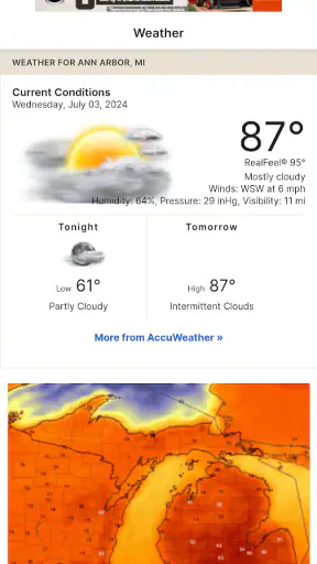 MLive.com screenshot
