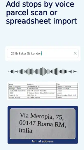 Multi-Stop Route Planner screenshot