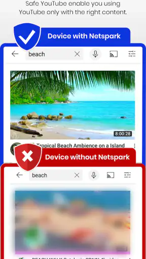 Netspark Real-time filter screenshot