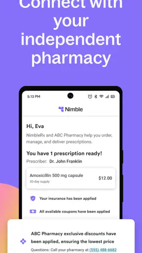 NimbleRx screenshot