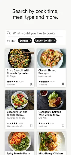 NYT Cooking: Quick Tasty Meals screenshot