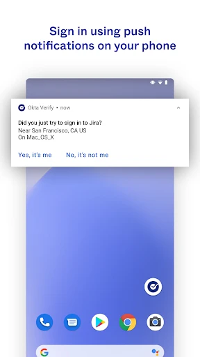 Okta Verify screenshot