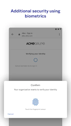 Okta Verify screenshot