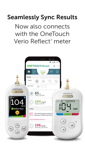 OneTouch Reveal® app screenshot