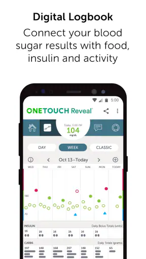 OneTouch Reveal® app screenshot