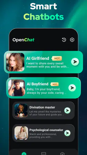 Open Chat - AI bot app screenshot