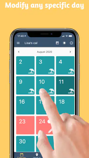 Our Days Co-Parenting Calendar screenshot