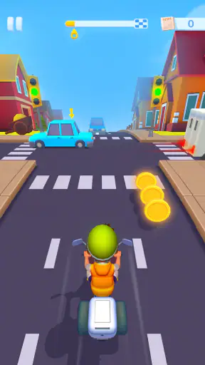 Paper Boy Race: Running game screenshot