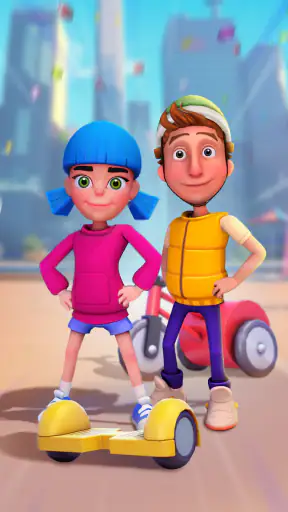Paper Boy Race: Running game screenshot