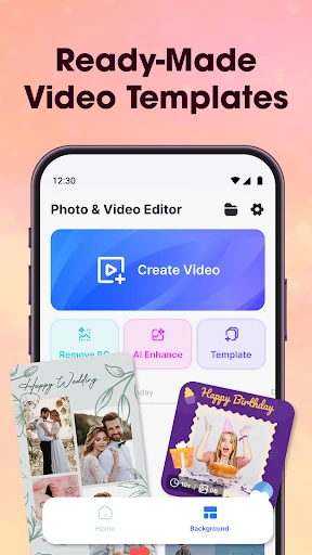 Photo Editor Video Maker Music screenshot