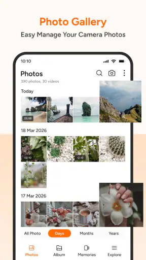 Photo Gallery: Album & Vault screenshot