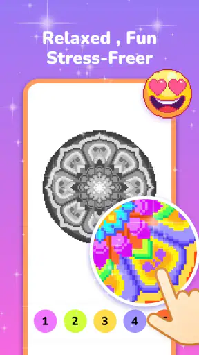Pixel Coloring-Color by number screenshot