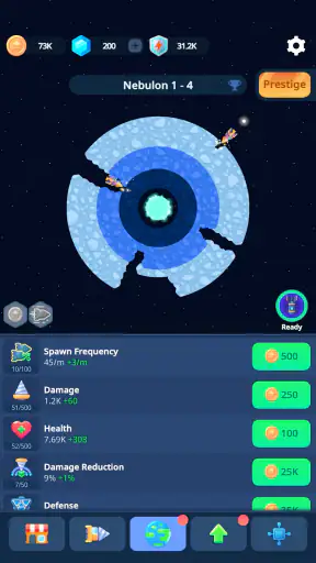 Planet Miner: Idle Action Game screenshot