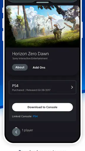 PlayStation App screenshot