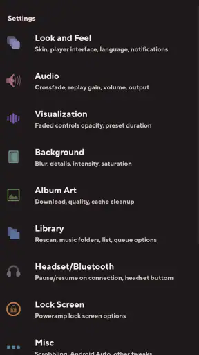 Poweramp Music Player screenshot