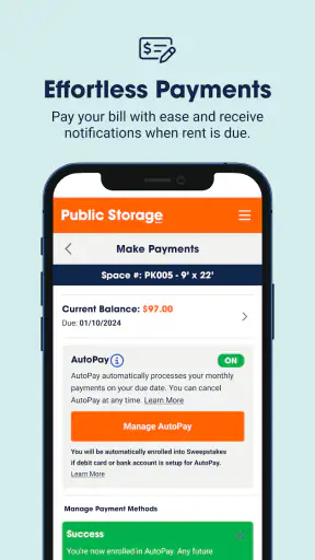Public Storage screenshot