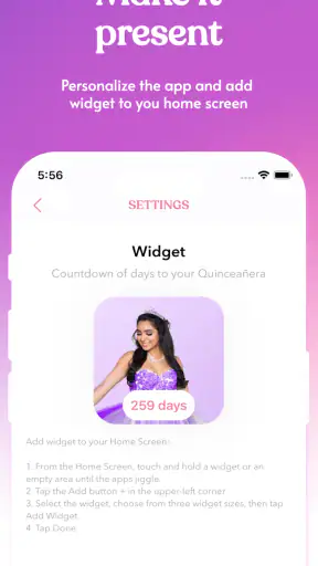 Quincy - Quinceanera Planner screenshot