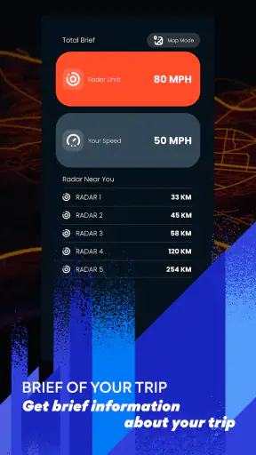 Radar, GPS & Speedometer screenshot