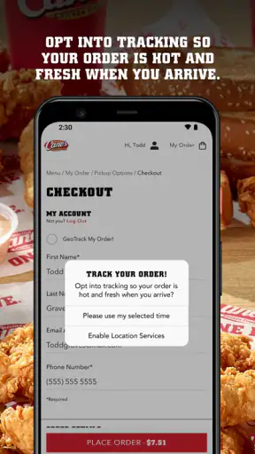 Raising Cane's Chicken Fingers screenshot